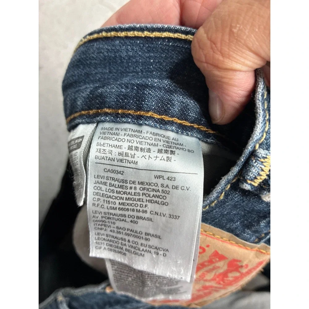 Levis 569 Loose Straight Leg Jeans Mens 36x30 Blue Denim Medium Wash 00569-0041